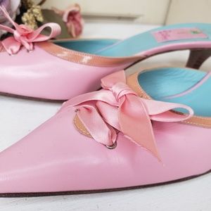 Lilly Pulitzer Pink Mules